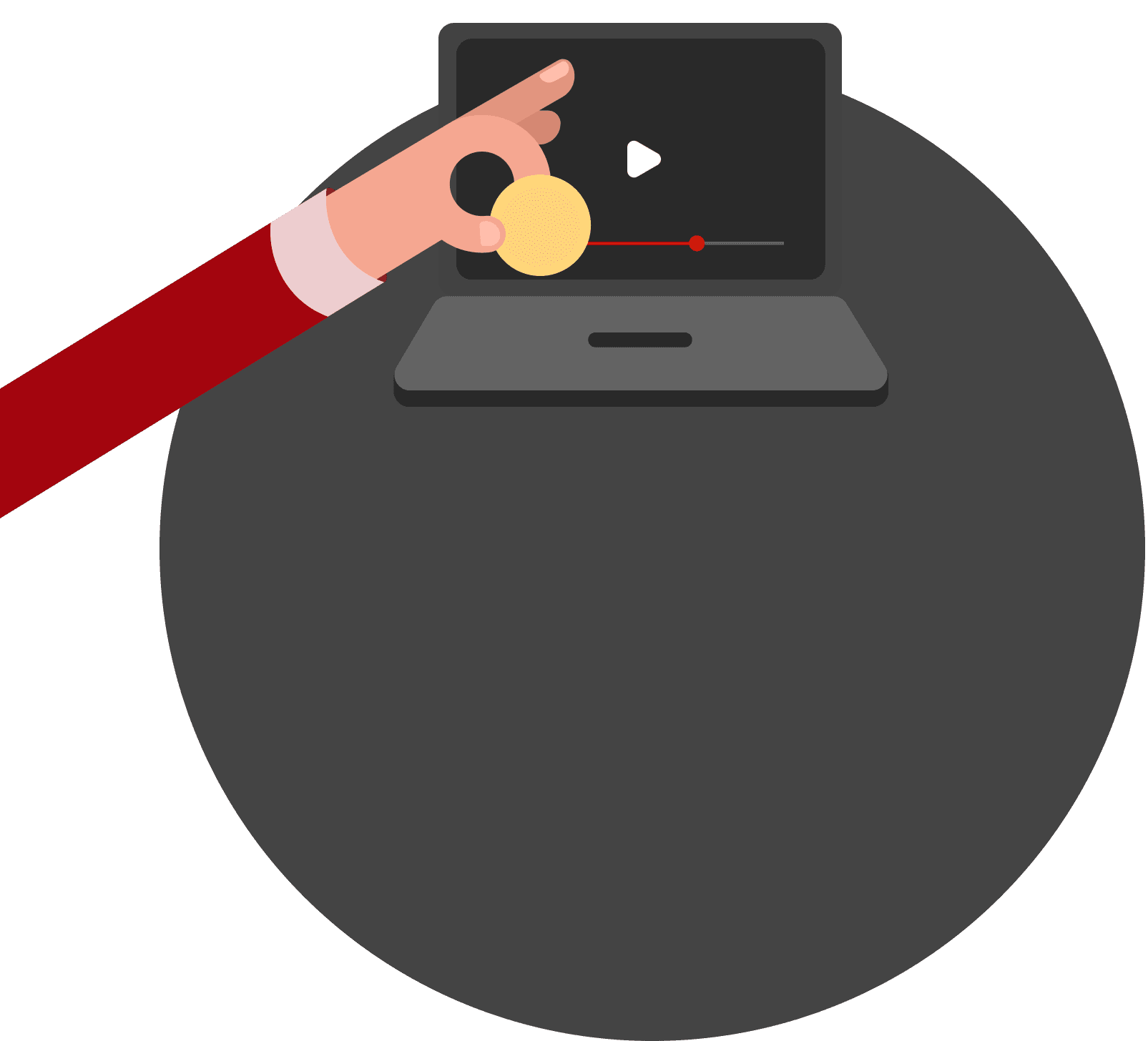 Coin Computer Illustration