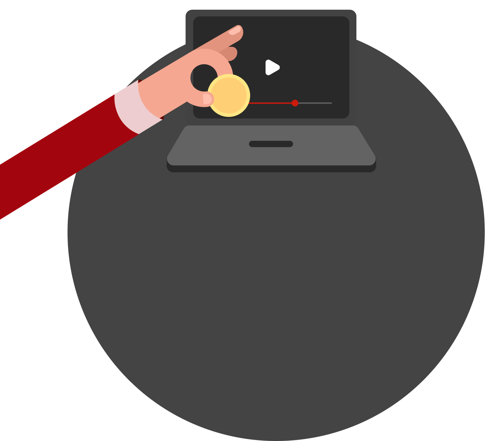 Coin Computer Illustration